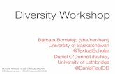 @DanielPaulOD University of Lethbridge Diversity Workshop ...