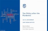 Tax Policy after the Pandemic - jvi.org