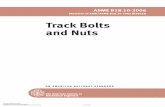 Track Bolts and Nuts