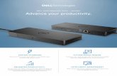 DELL PERFORMANCE DOCK – WD19DC Advance your productivity.