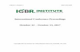 International Conference Proceedings October 12 – October ...