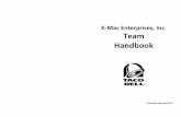 K-Mac Enterprises, Inc. Team Handbook