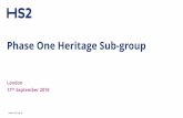 Phase One Heritage Sub-group - GOV.UK