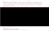 The Evidence on Minority Ethnic Pupils