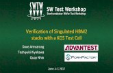 Verification of Singulated HBM2 stacks with a KGS Test Cell