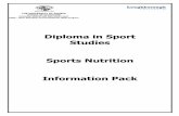 Sports Nutrition - Information pack