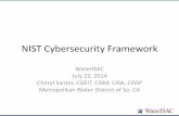 NIST Cybersecurity Framework - WaterISAC