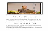 Henk Uijterwaal Trench War Club - Bridge Guys