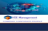 COMPANY CORPORATE PROFILE - HSE Management Software