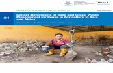 Gender Dimensions of Solid and Liquid Waste Management for ...