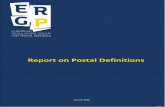 Report on Postal Definitions - European Commission