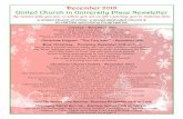 December 2018 United Church in University Place Newsletter
