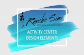 ACTIVITY CENTER DESIGN ELEMENTS