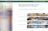 Biotechnology and Medicine in Tartu