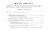 Ethics Course Pack -