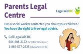 Parents Legal Centre wallet card - LSS