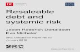 Resaleable debt and systemic risk