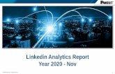 Linkedin Analytics Report Year 2020 - Nov