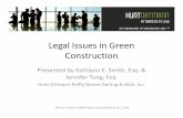 Legal Issues in Green Construction - Hunt Ortmann
