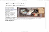 The carburetor tub