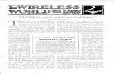 WIRELESS AND SCHOOLMASTERS. - World Radio History