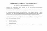 Fundamental inorganic electrochemistry -potential sweep ...