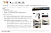 Xcluder™ Pest Control Door Sweep Installation Instructions