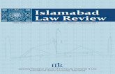 Islamabad Law Review