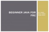Command Based Java for FRC