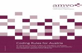 Coding Rules for Austria - AMVS Medicines