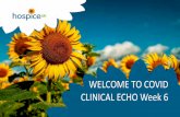 WELCOME TO COVID CLINICAL ECHO Week 6
