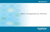 HDV Progressive Primer - sony-asia.com