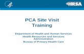 PCA Site Visit Training - Bureau of Primary Health Care