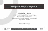 A Neoadjuvant Therapy in Lung Cancer