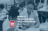 Module 4: Test Administration Setup and Monitoring