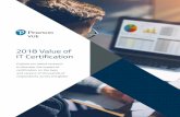 2018 Value of IT Certification - Pearson VUE