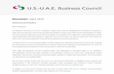 Newsletter: April 2020 - U.S.-U.A.E. Business Council