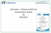 Echometer Ultrasonic Bolt load measurement System By BOLTIGHT