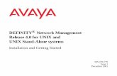 DEFINITY® Network Management Release 4.0 for UNIX and UNIX ...
