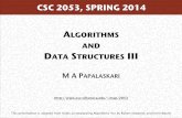 ALGORITHMS AND DATA STRUCTURES III