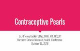 Contraceptive Pearls - NOSM