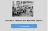 Z386 Mauri Brothers and Thomson deposit Download list