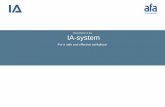 Presentation of the IA-system