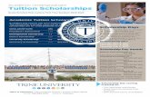 Academic Undergraduate Tuition Scholarships
