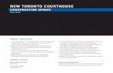 NEW TORONTO COURTHOUSE - Infrastructure Ontario