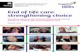 End of life care: strengthening choice