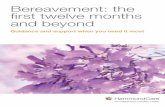 Bereavement: the first twelve months and beyond