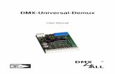 dmx universal demux english - DMX4ALL