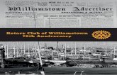 Rotary Club of Williamstown 70th Anniversary