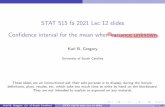 STAT 515 fa 2021 Lec 12 slides Conﬁdence interval for the ...